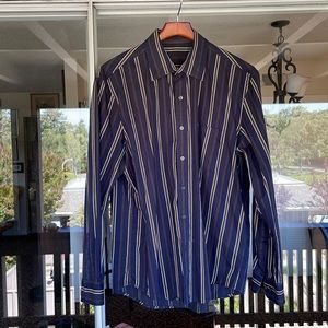 Tasso Elba button shirt, L